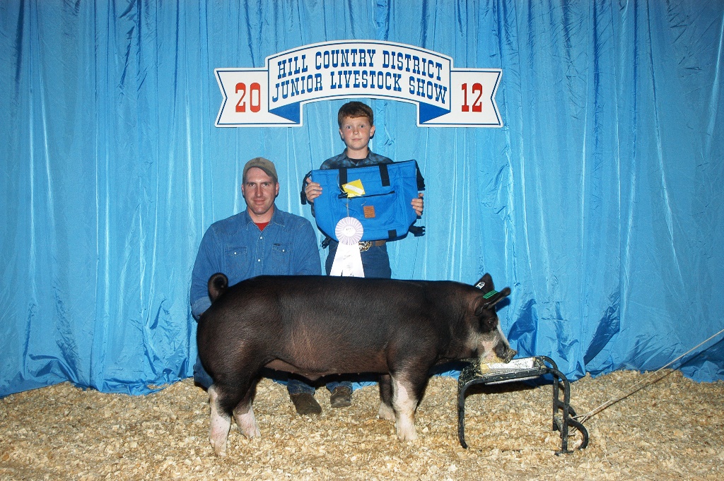 2012 Hill Country District Junior Livestock Show Reserve Champion Poland